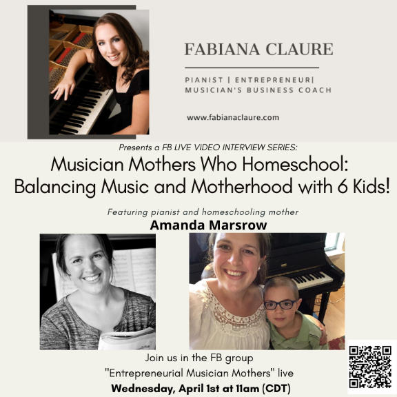 Today’s Musician Mothers Who Homeschool interview replay and Wednesday’s speaker info.